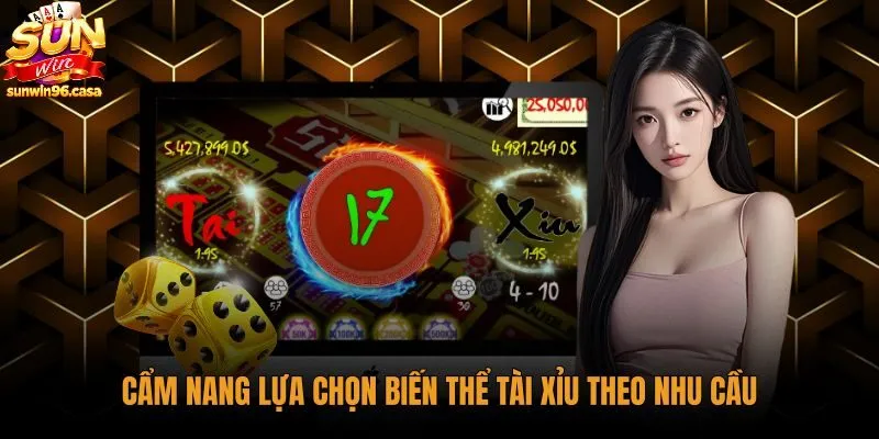 Bảng đối chiếu thông số các biến thể Tải Xỉu chi tiết