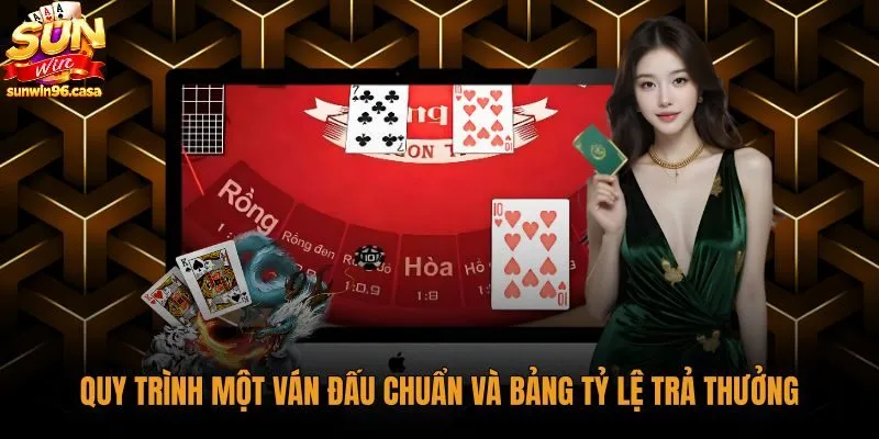 Bảng tỷ lệ cược cùng quy trình cách chơi rồng hổ thắng